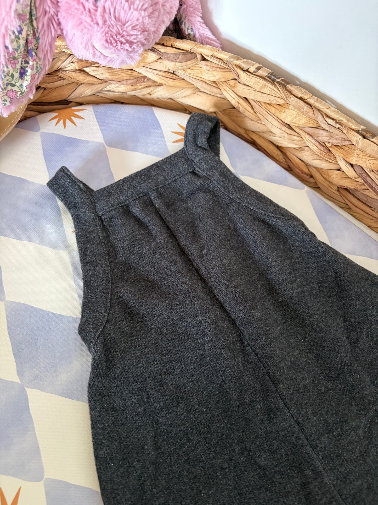 Zara Stretchy Dungarees 3-6 Months