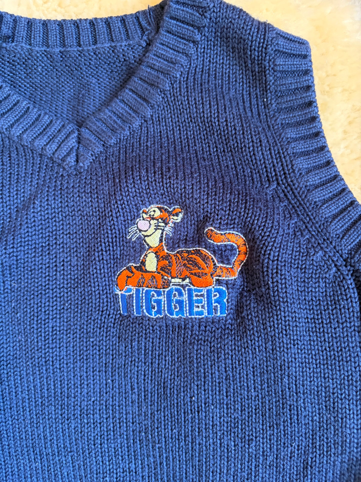 Vintage Winnie the Pooh Tigger Vest 12-18 Months