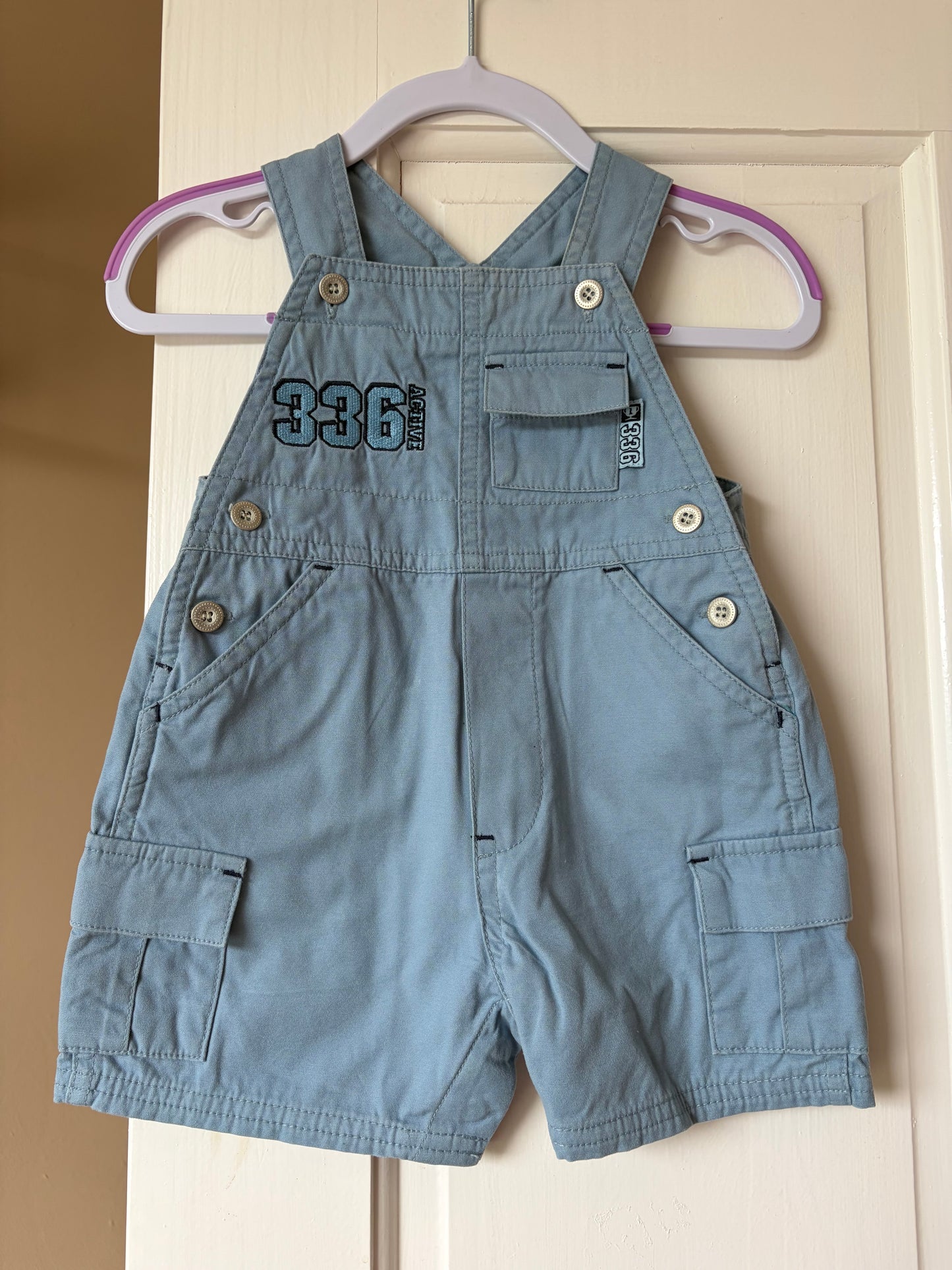 Vintage Wide Leg Dungarees 3-6 Months
