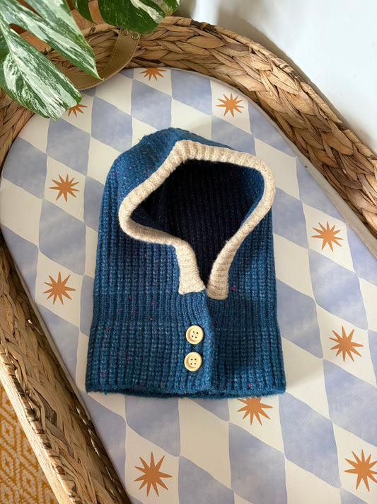 Aspen Knitted Balaclava - Blue