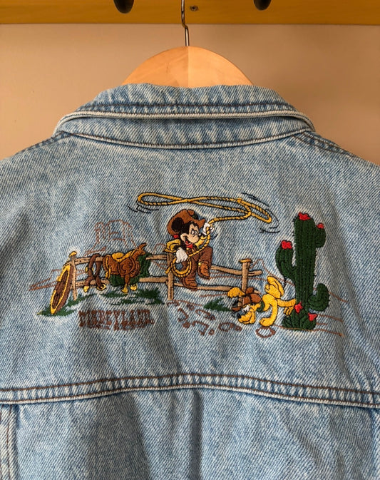 Rare Vintage Euro Disney Denim Jacket - 10-12 Years
