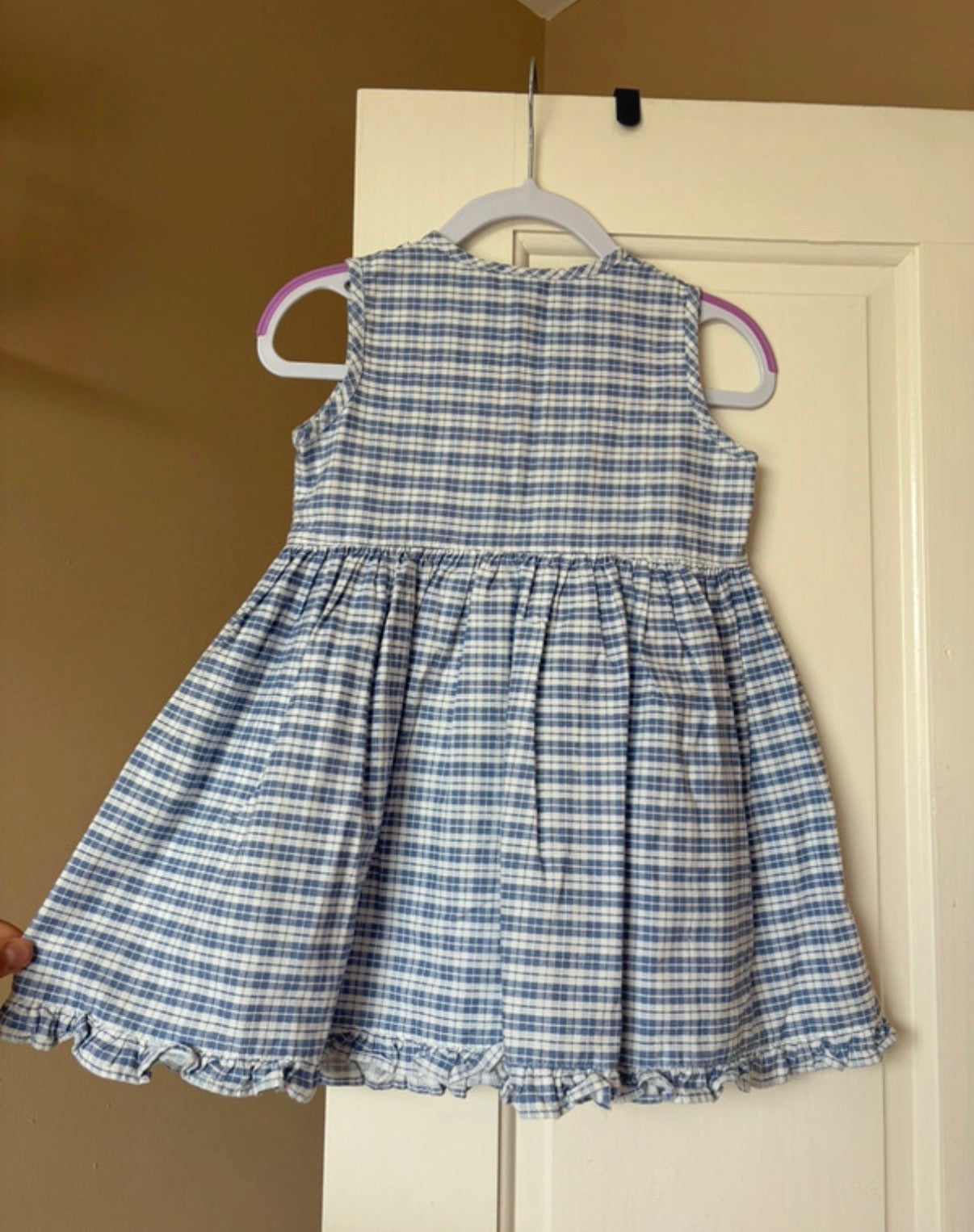 Vintage Gingham Dress 12-18 Months