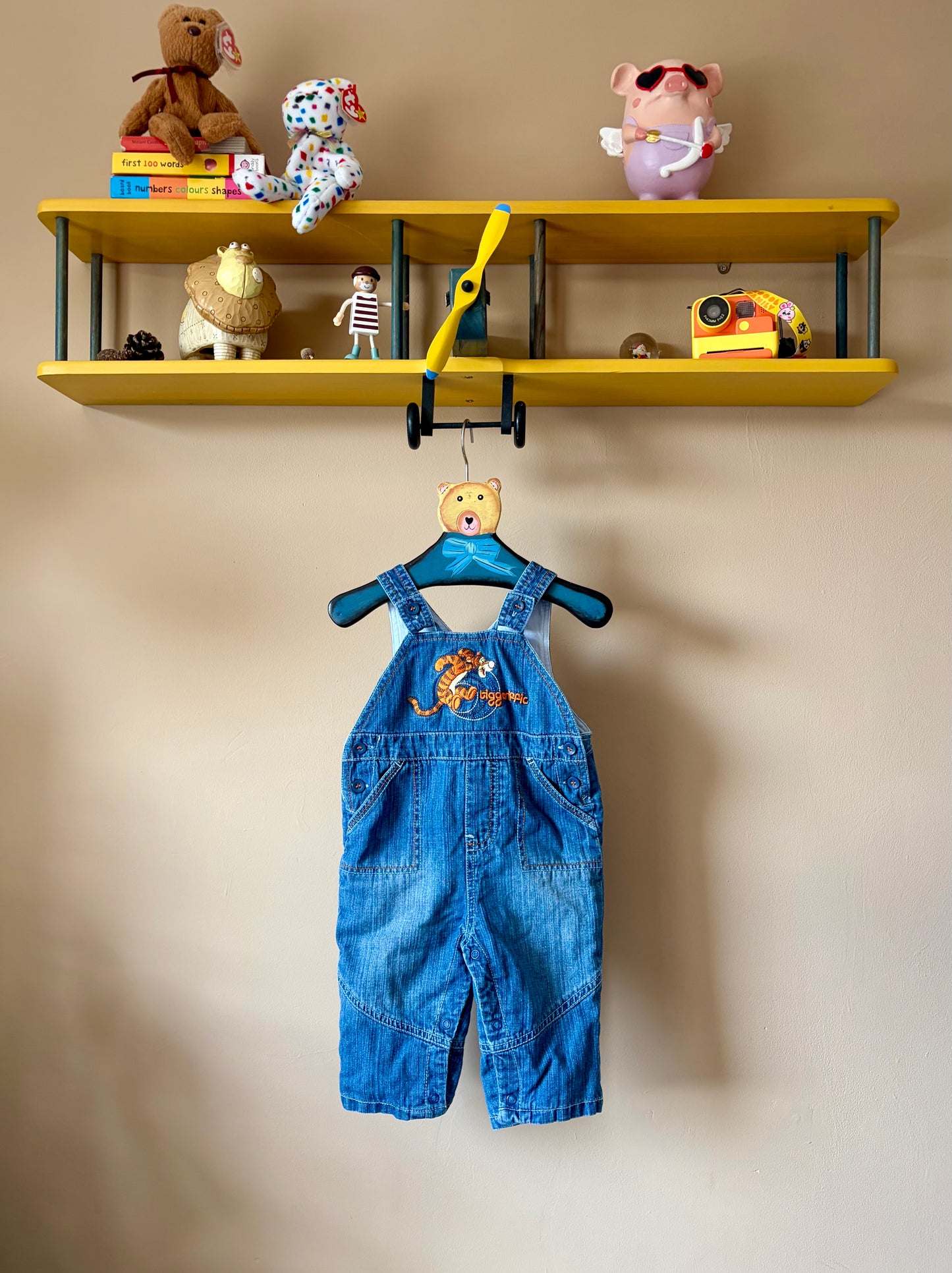 Vintage Tigger Dungarees 0-3 Months