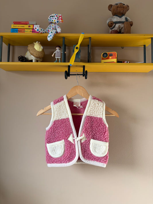 100% Wool Gilet - 2-4 Years