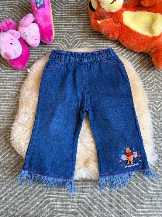Vintage Winnie the Pooh Jeans 12-18 Months