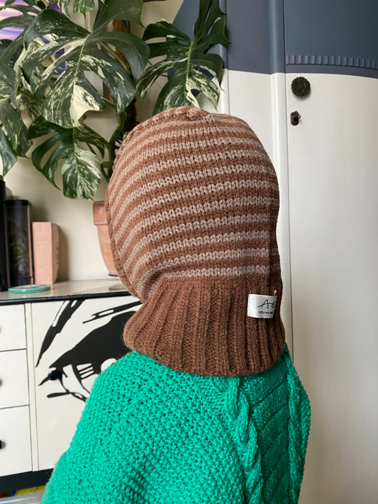 Koa Knitted Balaclava Brown