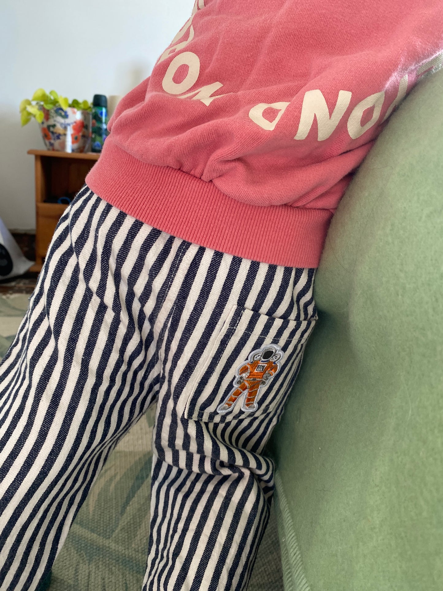 Out of This World Pinstriped Jeans