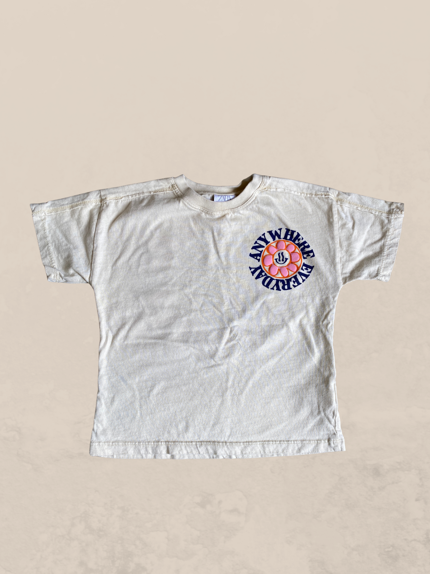Zara Flower T-Shirt 4 Years