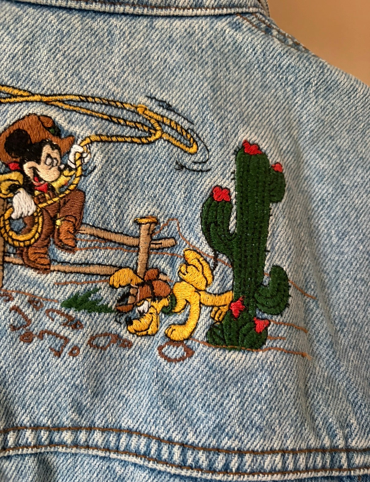 Rare Vintage Euro Disney Denim Jacket - 10-12 Years
