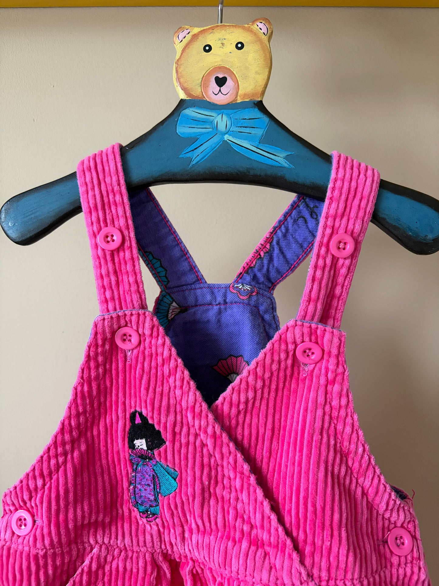 Vintage Corduroy Pinafore Dress 18-24 Months