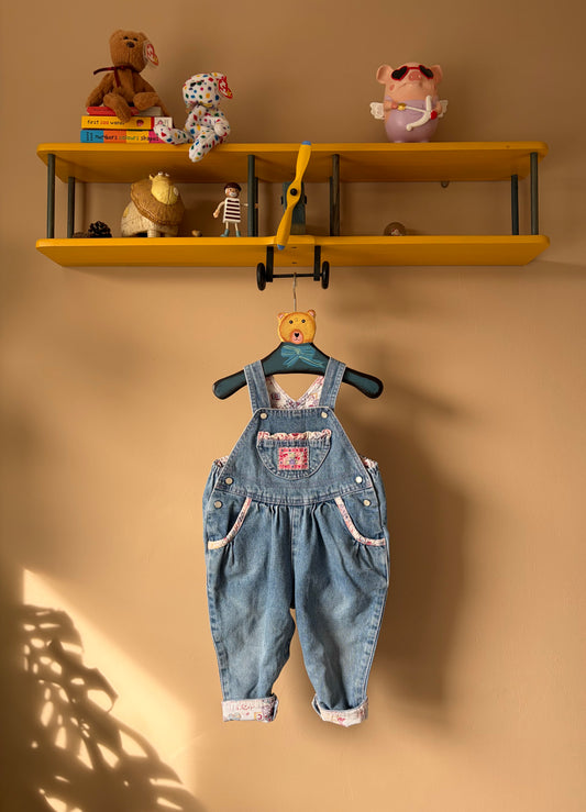 Vintage Ladybird Dungarees 6-12 Months