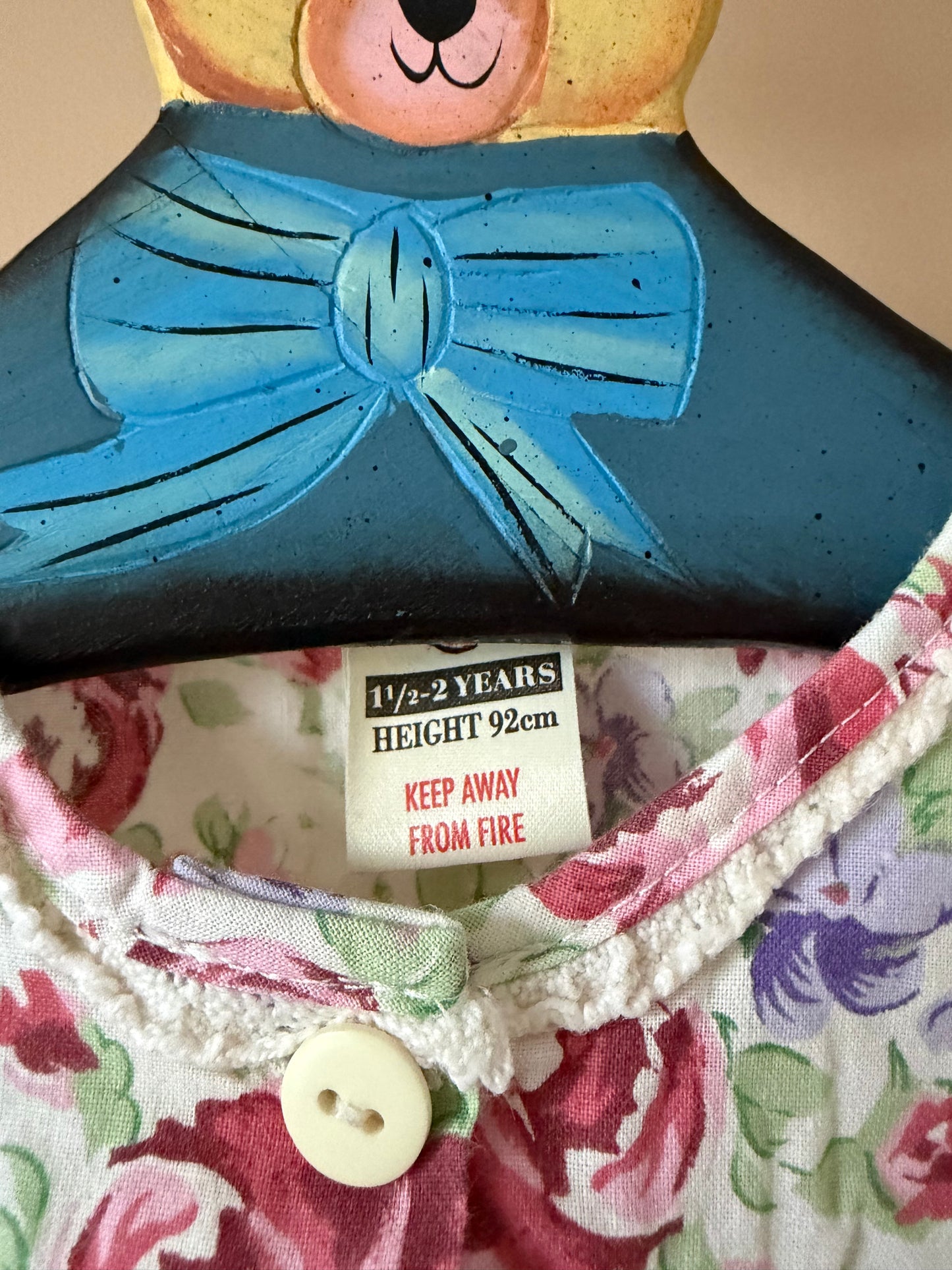 Vintage Adams Floral Dress 18-24 Months