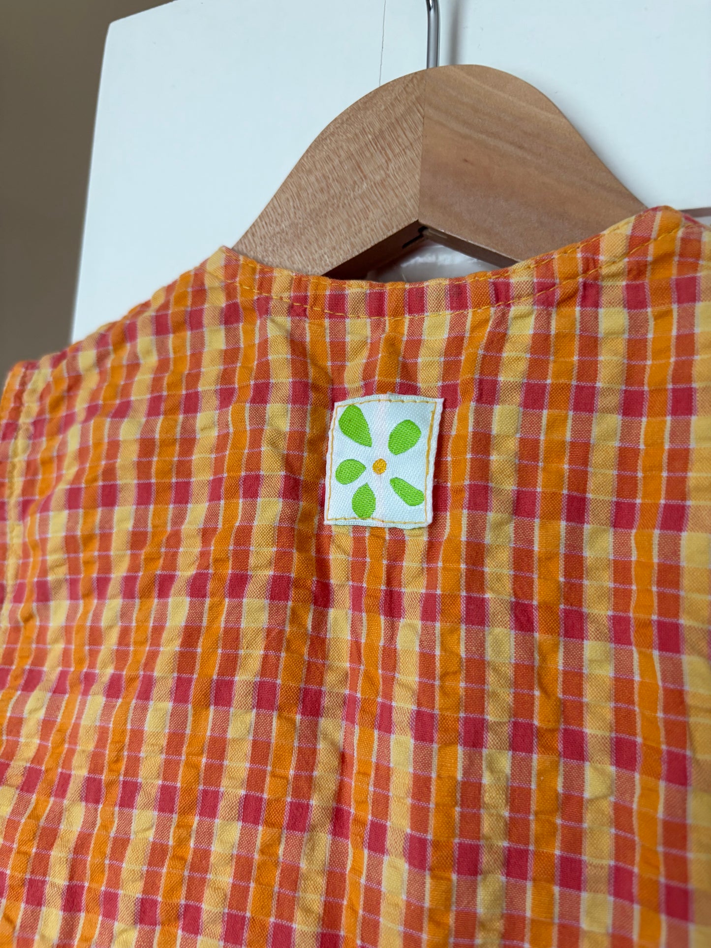 Vintage Plaid Summer Dress 3 Years