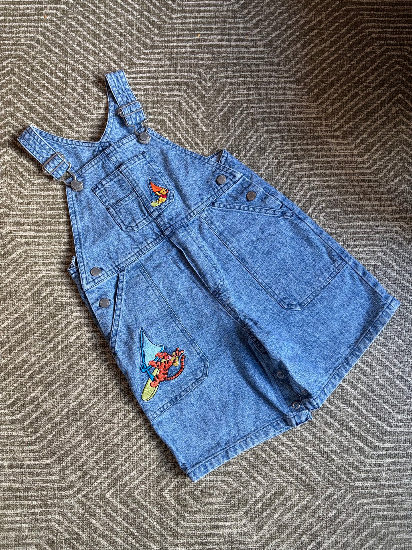 Vintage Disney Winnie the Pooh Shortalls 18-24 Months